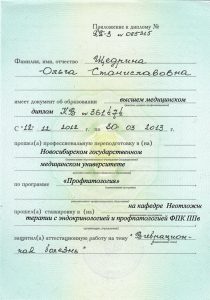 Щедрина сертификат, фото 2
